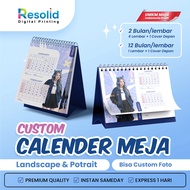 Custom Kalender Meja 2026 AC260 | Kalender Duduk Kantor & Kelas Sekolah | Calendar Ring Spiral