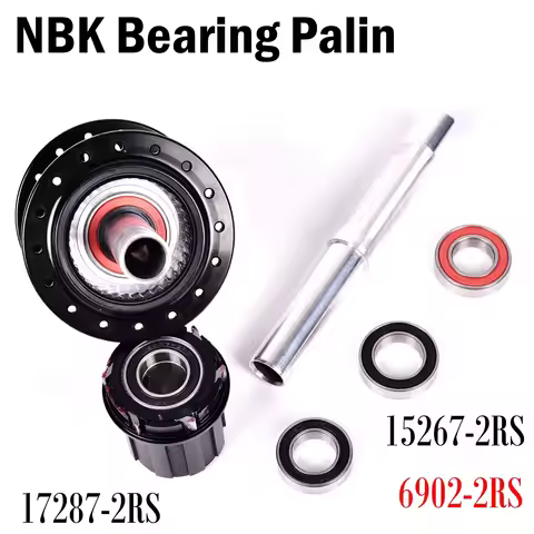 For KOOZER fastace Chosen hub part axle palin NBK 15267/6902/17287-2RS front rear hub bearing
