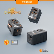 [New Tuoyuan Electronic Technology] TESSAN Travel Adapter Universal 35W 65W 100W Fast Charging Porta