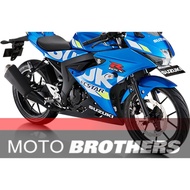 STICKER STRIPING/ BODY STICKER/ GSX R 150 R150 MET TRITON BLUE ECSTAR
