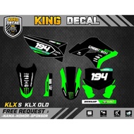 Decal KLX OLD DECAL KLX S DECAL STICKER KLX 14