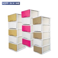 [Household] Twin Dolphin 5 Tiers Premium Storage Cabinet Organizer