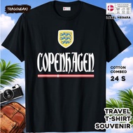 DENMARK Souvenir T-SHIRT DENMARK 35TAG made of 24s combed cotton