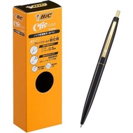Bic Japan Bic Ballpoint Pen Click Gold 0.5 Oil-Based Black Smooth Black Barrel 12-Pack
