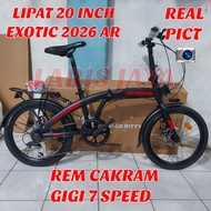 Sepeda lipat 20 inch exotic 2026 AR sepeda lipat exotic 20 rem cakram