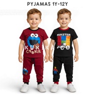 1Y-12Y •HNM• PYJAMAS SHORT SLEEVE COTTON UNISEX BOY GIRL | SEDONDON KIDS & BIG |