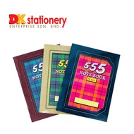 CAPTAIN 555 Buku Nota Kecil | Pocket Note Book A7 Size 70gsm-small Grid notebook [pack of 12]