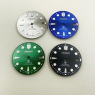 28.5mm Watch Dial Green Luminous For Seiko NH35 NH36 4R35 4R36 Movement Modification Dials Parts Wat
