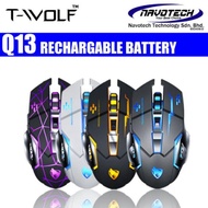 ☸►T-Wolf Rechargeable X8 / Q13 V6 Wireless/Wired Colorful Gaming Mouse (m220, m314,M185, M238, M331)