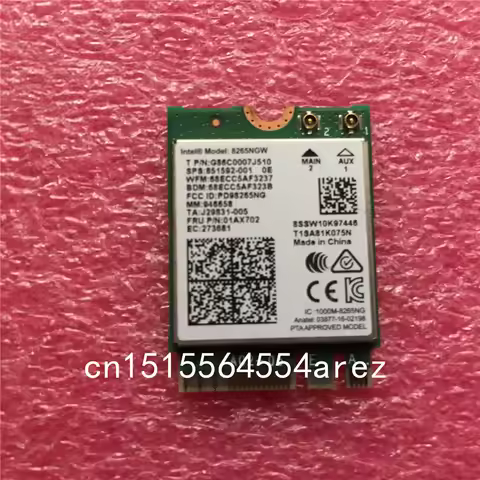 Wireless 8265 Card Wifi Bluetooth for Lenovo ThinkPad T570 T470s P51 P71 X270 X280 X1 Carbon 6th T48