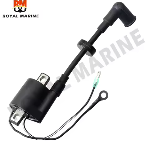 6E0-85570 Ignition Coil With Cap For Yamaha Outboard Motor 2T 4HP 5HP Parsun Powertec SEAPRO etc 5HP