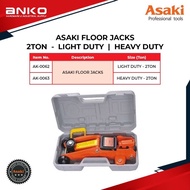 2TON ASAKI FLOOR JACK LIGHT DUTY | HEAVY DUTY