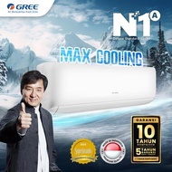 AC Gree 1/2 PK GWC05-N1A New + PASANG DAN ANTAR / Gree GWC05N1A Deluxe Standard - Unit ONLY