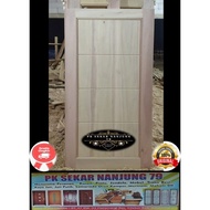 KUSEN+PINTU 82X200CM KAYU JATI PUTIH\GMELINA, AKASIA FREE ONGKIR