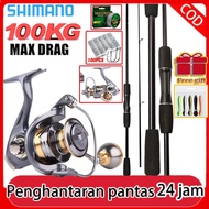 Shimano pancing set barang pancing set abu garcia rod abu garcia reel set pancing murah bc murah