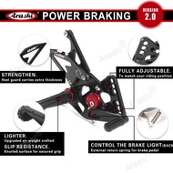 Arashi 1 Set Untuk HONDA CBR1000RR 2004 - 2020 CNC Penyandar Kaki Boleh Laras Belakang CBR1000 CBR 1