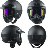 Retro Bogo Helmet Goggle Mask Package SNI Motorcycle Accessories Motorcycle Bicycle Protector