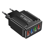 45W 4 USB Quick Charger USB 3.0 Charger Charger Standard Adapter Phone Charging Head-EU Plug