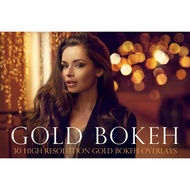 Gold Bokeh Photo Overlays | PS Overlay