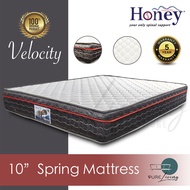 PL-HONEY Velocity 10" Spring Mattress (Free 2 Pillow)