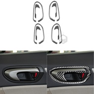 Honda Civic FD/ FK/ FN Carbon Fiber Door Handle Cover  Decorations Accessories Stickers car interior