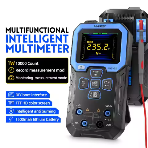 FNIRSI DMT-99 Digital Multimeter 9999 Counts Smart Professional Tester 1000V 10A True RMS Auto Range