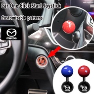 Mazda Car One Key Engine Start Stop Button Control Lever Metal Arcade Game Control Lever Button Cove