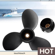 7 1/2 x 7 Outboard Propeller for   4-6HP 58110-91JN0-019 Marine Propeller 10 Spline Tooth 3 Blades t