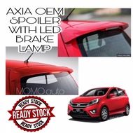 PERODUA AXIA ORI SPOILER WITH LED LAMP & PAINT