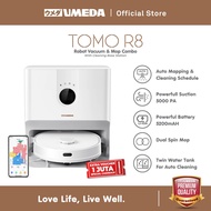 Umeda Tomo R8 Robot Vacuum Cleaner Mop Combo + Auto Empty Station