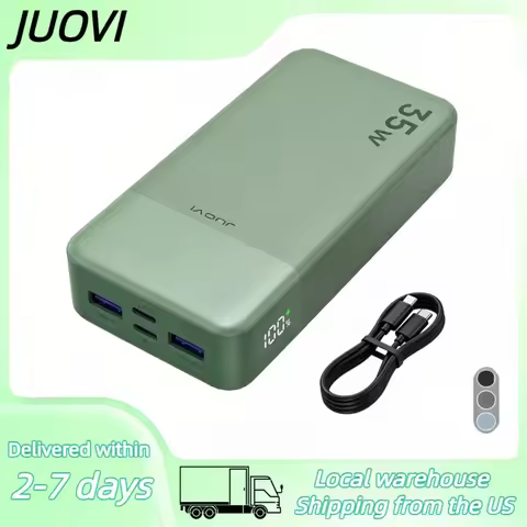 Power Bank 35W PD QC Fast Charging 20000mAh Portable Charger 4 In 1 External Battery Pack Powerbank 