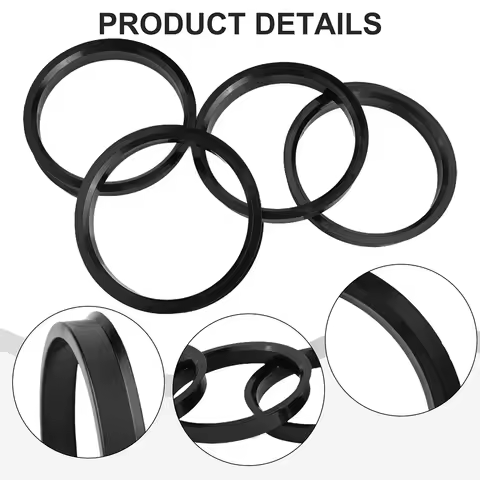 4pcs ABS OD 72.6mm ID 65.1mm Car Hub Centric Rings Wheel Bore Center Spacer Hub Rings For BMW For Ra