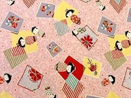 Cosmo Textile Hakuka Ran Doll HR3960, Approx. 43.3 inches (110 cm) Width x 3.3 ft (1 m) Cut Col.14B