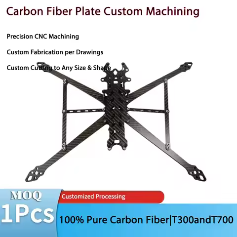 FPV 10-inch Drone Frame, Carbon Fiber FPV Drone Kit, APEX 10-inch FPV Racing Drone, Lightweight and