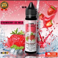 Liquids 60ml rasa Strawberry ice milk terlaris.