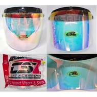 VISOR CS2 CRYSTAL SILVER B33 HELMET SGV MHR MS88