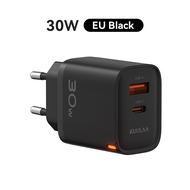 Bộ sạc nhanh Kuulaa 30W USB Charger USB C Charger Fast Wall Charger Block Fast Charging Quick Phone