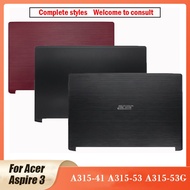 New For Acer Aspire 3 A315-41 A315-53 A315-53GLaptop LCD Back Cover/LCDHinges/Front Bezel Color Black Or Red AM28Z000100