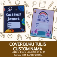 Custom Name Notebook Cover | Notebook Cover | A5 Book Cover | B5 BOOK COVER