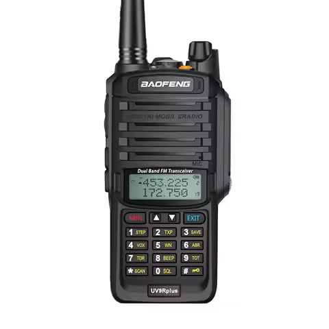 Baofeng UV-9R Plus High Power Dual Band IP67 Waterproof 2-Way Radio for Professional Outdoor & Car T