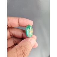 Batu Cincin Firus Turquoise Iran Hijau Bujur Tebal