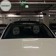 XO94BSY Universal Car Seat Headrest Cover Balaclava 3Hole Full Cover Halloween Christmas Funny Car D