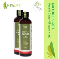 NewLifeTM NATURE’S Organic Castor Oil (250ml X1 btl) Country of Origin India