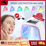 🔥7 Colors Spray LED Photon Machine Mask PDT Machine Moisturizing Face Steamer Facial SPA Salon Skin 