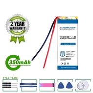 100% Original LOSONCOER T110BT Battery 350mAh For JBL T110BT TUNE205BT T190BT T120 Headset