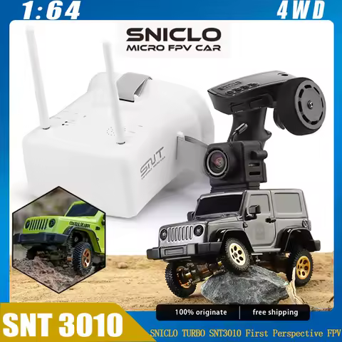 SNICLO TURBO SNT3010 1/64 RC Car MINI First Perspective FPV RTR Remote Control Car Racing Custom Adu
