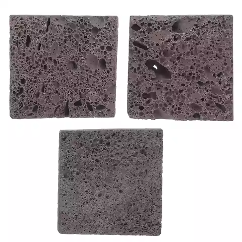 3 Pcs Aquatic Planting Film Aquarium Rock Cave Freshwater Decor for Shrimp Root Tabs Volcanic Lava W