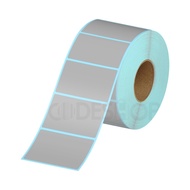 Sticker Label 40 x 20 Silver Matte Pet Mate Sticker 1 Line Contents 1000 Pcs Codeshop 40x20 mm