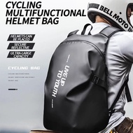[24 hours delivery]Motorcycle Rear Seat Bag Waterproof Motorbike Helmet Bag Motorcycle Tail Bag Scalable Bag
