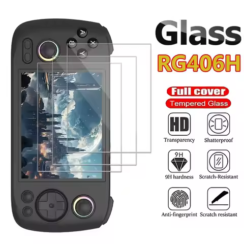 1/2/3PCS Protective Tempered Glass for RG406H RG 406H Anti-scratch Screen Protective Film for ANBERN